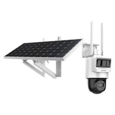 Camera PT IP, 4MP, 4G, 2.8mm, IR 30m, Audio, PIR+Radar, Panou solar, Acumulator - HIKVISION DS-2DE2C400IWG-K-4G-C09S20-2.8mm