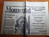 ziarul momentul 13 februarie 1992-articolul eminescu la paris
