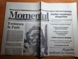 ziarul momentul 13 februarie 1992-articolul eminescu la paris