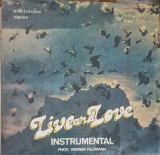 Disc Vinil LP Rising Sound - Live and Love Electrecord 1986 Folk Pop Rock 33 RPM
