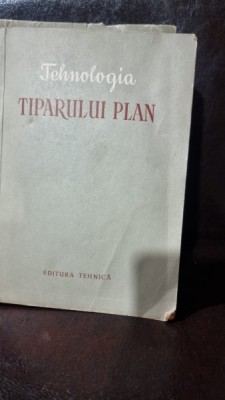 Tehnologia tiparului plan foto