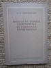 MANUAL DE TEHNICA CHIRURGICALA IN FIZIOLOGIA EXPERIMENTALA-E.N. SPERANSCAIA