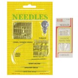 Set ace cusut 25 buc dimensiuni diferite + ace tapiterie tapestry 18 22 (6 buc), kit croitorie reparatii textile