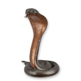 Cobra maro-statueta din bronz cu soclu marmura TBA-250