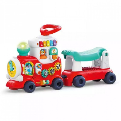 Trenulet interactiv pentru copii 4 in 1 Hola Toys foto