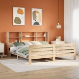 Cumpara ieftin Cadru de pat fără saltea, 180x200 cm, lemn masiv pin