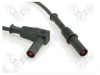 Cablu de masurare ELECTRO 20A 1m Mufa banana 4mm Sectiune 1mm&sup2; CAT III 1000V Negru
