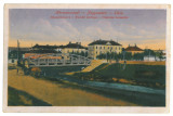 1754 - SIBIU, Cazarma Militara si Podul, Romania - old postcard - used - 1918, Circulata, Printata