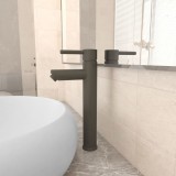 VidaXL Baterie mixer de baie, gri, 12x30 cm