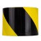 Banda de avertizare, galben / negru, 100 m x 70 mm, Geko G01826