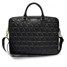 Geanta de umar Guess Quilted Collection pentru Laptop 15&amp;quot;, Matlasata, Negru GUCB15QLBK foto