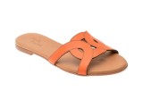 Cumpara ieftin Papuci FLAVIA PASSINI portocalii, 2401, din piele naturala