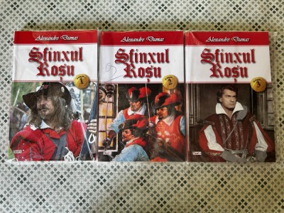 Alexandre Dumas - Sfinxul rosu (volumul 1,2 si 3) foto