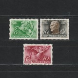 Korm&aacute;nyz&oacute;i 20 &eacute;v (Aniversare 20 ani de Conducere) LP659-661 Ungaria 1940
