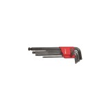 Set 9 chei hexagonale, cap sferic, Ius 049ST09E503, 1.5 - 10 mm