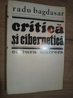 Critica si cibernetica- Radu Bagdasar foto