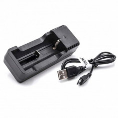 Incarcator USB pentru celule de litiu, printre altele, tipuri 18500, 18650, 14500, 18350 ?i altele foto