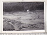 Bnk foto Lacul Mogosa ( Bodi ) - 1966 - secat, Alb-Negru, Romania de la 1950, Natura