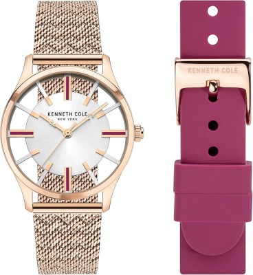 Ceas Dama, Kenneth Cole, New York KCWLG2124002, Set cu Bratara suplimentara - Marime universala foto