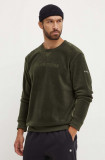 Columbia hanorac fleece Steens Mountain Crew 2.0 culoarea verde, neted, 2054261