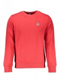 Cumpara ieftin Bluza barbati, cu mini logo brodat, Regular fit, rosu, S