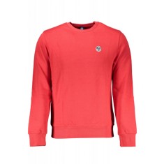 Bluza barbati, cu mini logo brodat, Regular fit, rosu, S