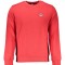 Bluza barbati, cu mini logo brodat, Regular fit, rosu (Marime: XL)
