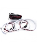 Kit Angel Eyes LED COTTON BMW X5 E53 Facelift pentru inlocuirea inelelor originale 2x127mm + 2x146mm
