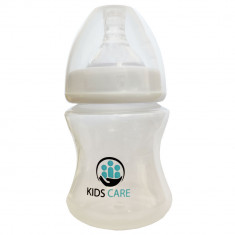 Biberon Natural 130 ml, zero + luni, cu tetina din silicon Kidscare for Your BabyKids foto