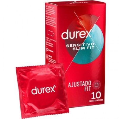 DUREX - SENSITIVO SLIM FIT 10 UNITS foto