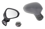 Oglinda exterioara Seat Ibiza (6j), 04.2008-04.2012; Ibiza (6j), 04.2012-, Dreapta, reglare electrica; grunduita; incalzita; geam convex; cromat; 5 p