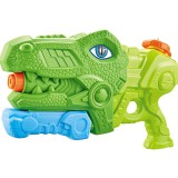 Pistol cu apa pentru copii, rezervor, pentru piscina/plaja, flippy, 6ani+, tiranozaur, 3 duze, verde, 1440ml