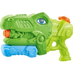 Pistol cu Apa pentru Copii, Rezervor, Pentru Piscina/Plaja, Cyrax, 6ani+, Tiranozaur, 3 duze, Verde, 660ML