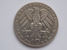 10 ZLOTY 1967 POLONIA-COMEMORATIVA foto