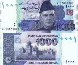 Bancnota Pakistan 1000 Rupii 2024 UNC - Necirculata, Asia