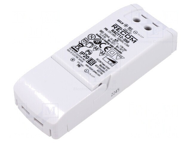 Alimentator LED 12W 350mA 18-35VDC