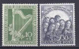 DB1 Berlin Germania 1950 Filarmonica din Berlin Muzica 2 v. MNH