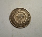 Brazilia 200 Reis 1863