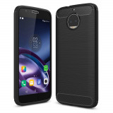 Husa MOTOROLA Moto G5S Plus - Luxury Carbon TSS, Negru