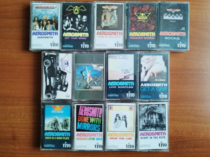 Aerosmith - 13 casete (discografia completa 1973-1997)