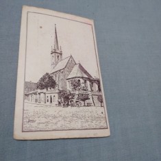 CARTE POSTALA 1928 BISERICA REFORMATA DEJ NECIRCULATA