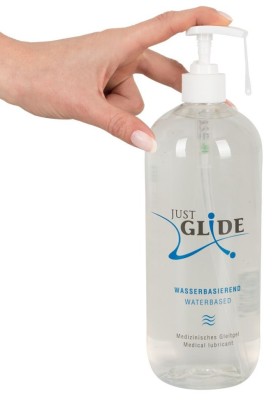 Lubrifiant pe baza de apa Just Glide Vegan Waterbased 1000 ml foto