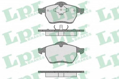 Set placute frana,frana disc VW SHARAN (7M8, 7M9, 7M6) (1995 - 2010) LPR 05P612 foto