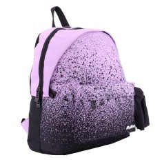 Ghiozdan Ghiozdan My Way negru-lila degrade, 27L, cu bandana neagra inclusa