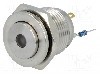 Intrerupator anti-vandalism, OFF-(ON), &Oslash;16mm, ONPOW, GQ16PH-10D/J/R/24V/S