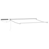vidaXL Cadru copertină retractabil electric Alb 3,5 x 2 m Oțel 42024229