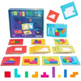 Joc Interactiv, Cyrax, Tip Puzzle, din Lemn, +3 Ani, 128 Piese, 15 x 17 x 3.5 cm, Multicolor
