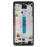 LCD+Touchscreen cu Rama Samsung Galaxy A52s / A528 BLACK OLED DIMENSIUNE REDUSA