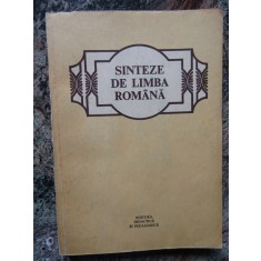 Theodor Hristea - Sinteze de limba romana (1981)