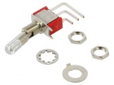 Comutator basculant SPDT ON-ON 5A/125VAC 5A/28VDC 10m&Omega;
